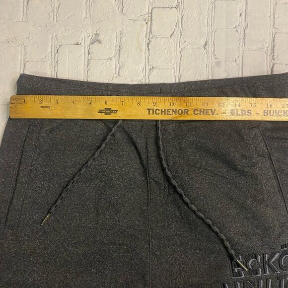 Men’s eckõ unitd XL rhino joggers gray sweats Y2K  polyester punk skater metal - Picture 8 of 10